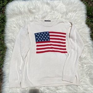 Brandy Melville Susie American Flag Sweater